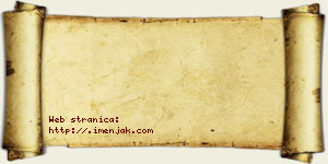 Anastasija Radanović vizit kartica